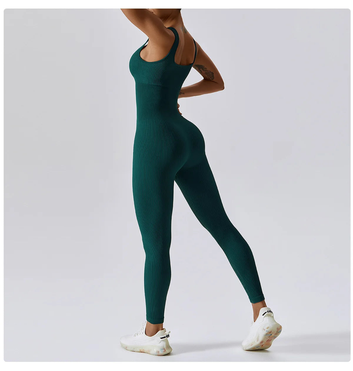 Seamless One-Piece Yoga Suit - Fitness Bodysuit for Women