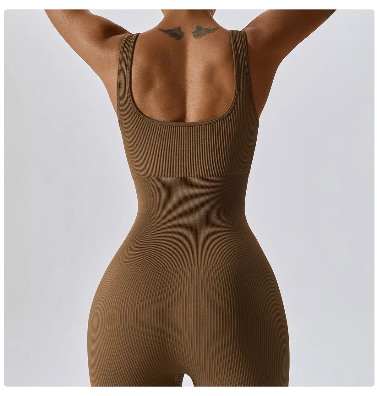 Seamless One-Piece Yoga Suit - Fitness Bodysuit for Women