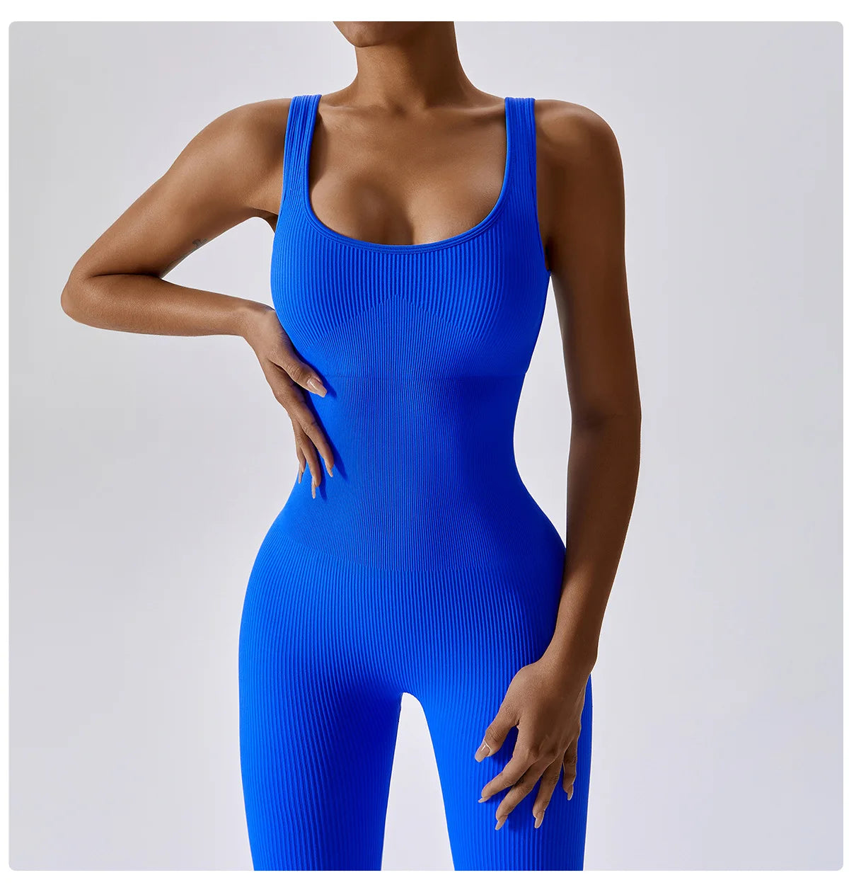 Seamless One-Piece Yoga Suit - Fitness Bodysuit for Women