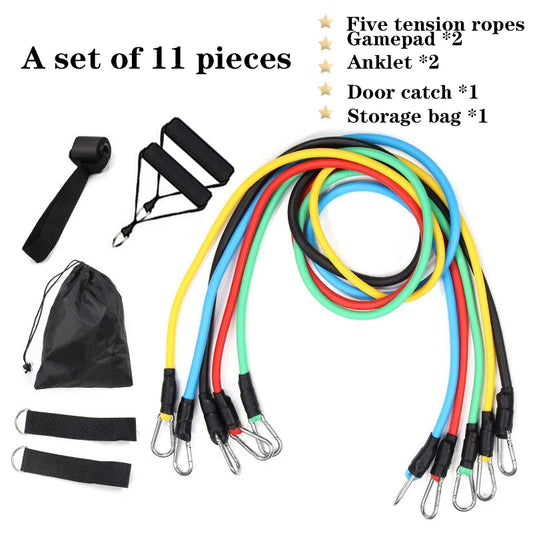 11-Piece Resistance Bands Set