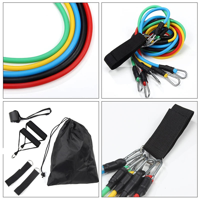 11-Piece Resistance Bands Set