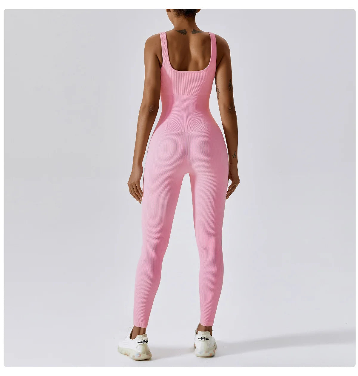 Seamless One-Piece Yoga Suit - Fitness Bodysuit for Women