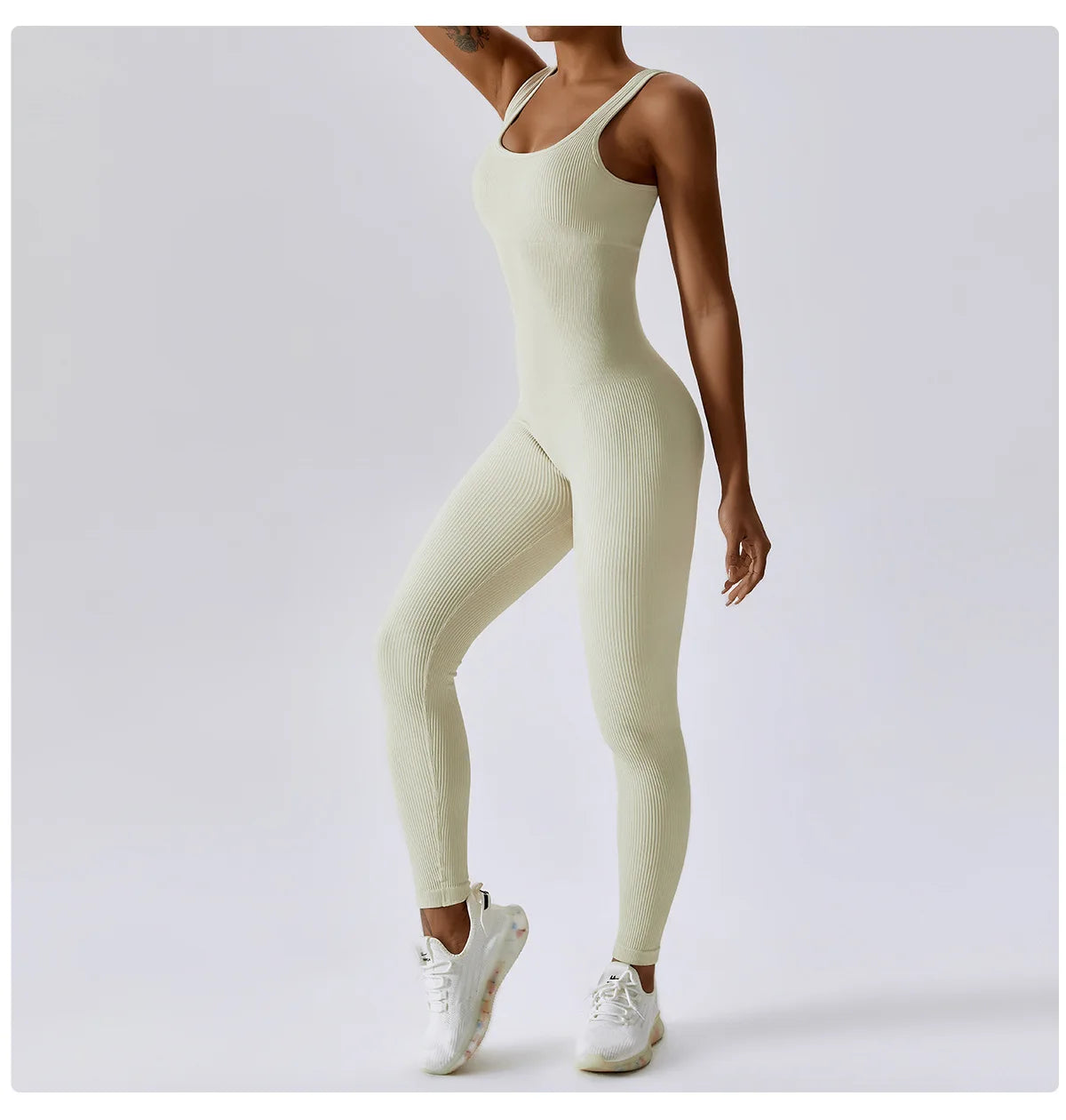 Seamless One-Piece Yoga Suit - Fitness Bodysuit for Women