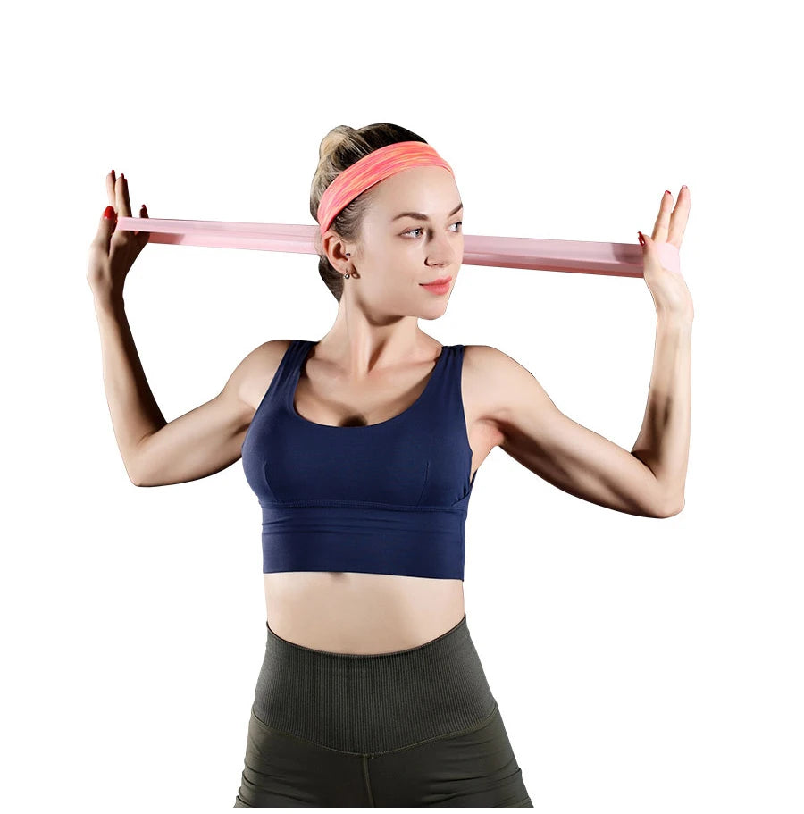 Fitness Elastic Resistance Bands - Home Training & Yoga Equipment