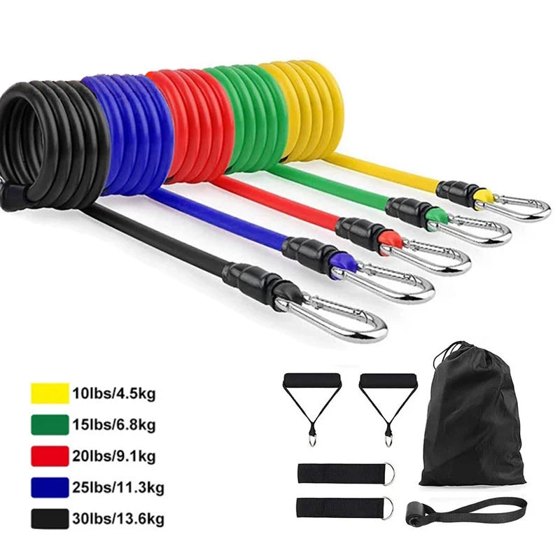 11-Piece Resistance Bands Set