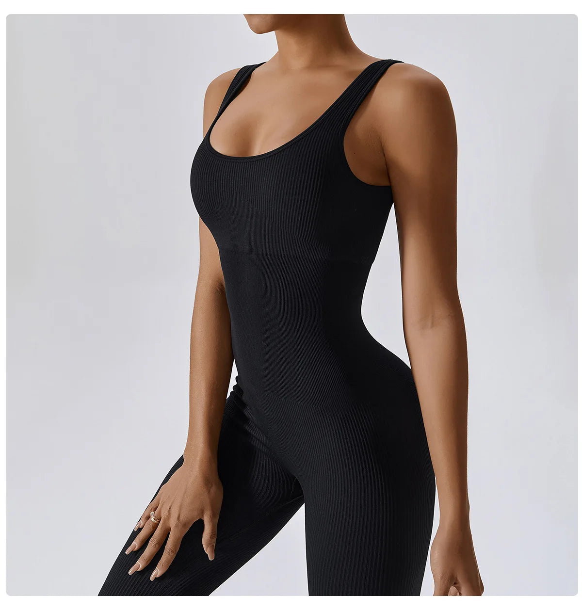 Seamless One-Piece Yoga Suit - Fitness Bodysuit for Women