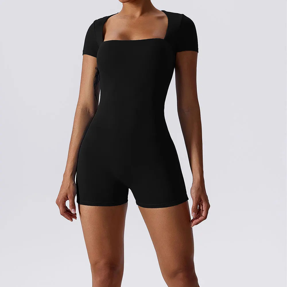 Yoga Suit Women's Short One-Piece Sports Suit