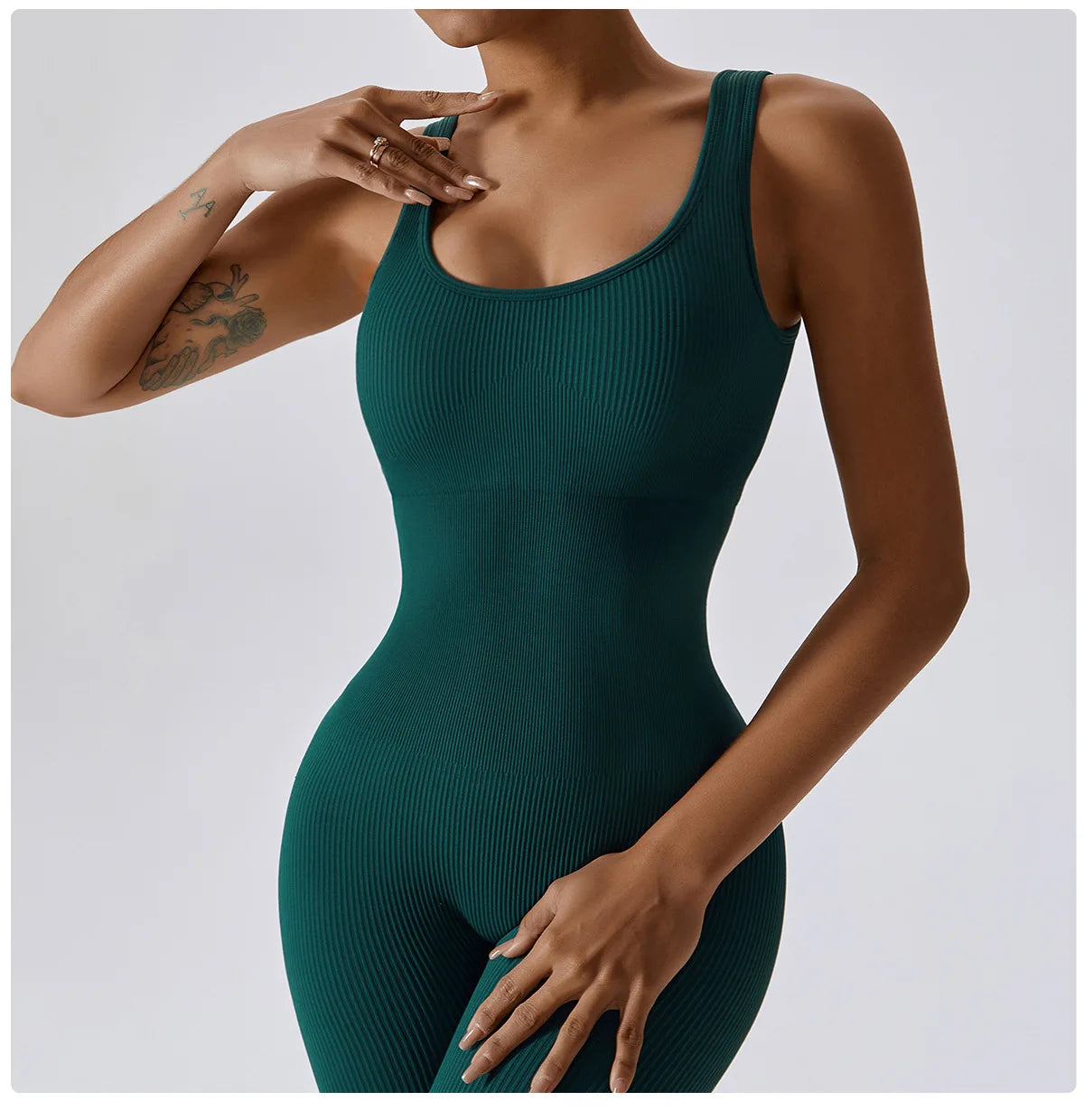 Seamless One-Piece Yoga Suit - Fitness Bodysuit for Women