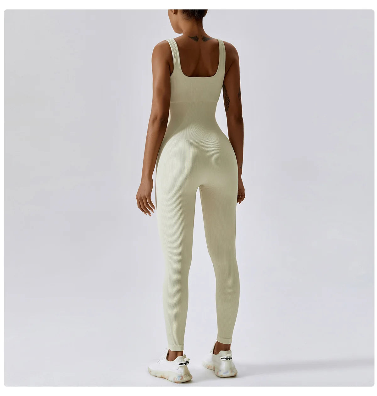 Seamless One-Piece Yoga Suit - Fitness Bodysuit for Women