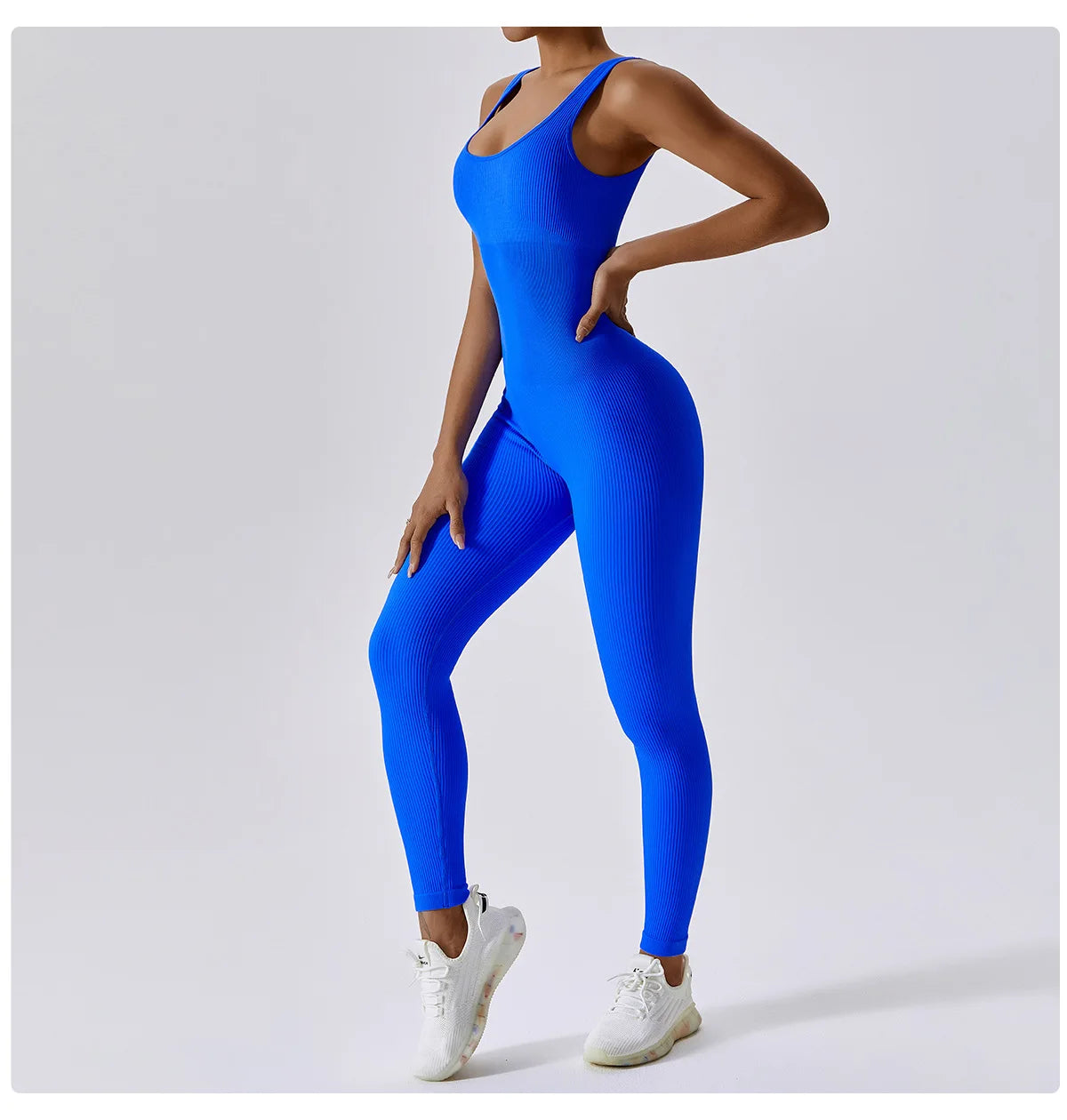 Seamless One-Piece Yoga Suit - Fitness Bodysuit for Women