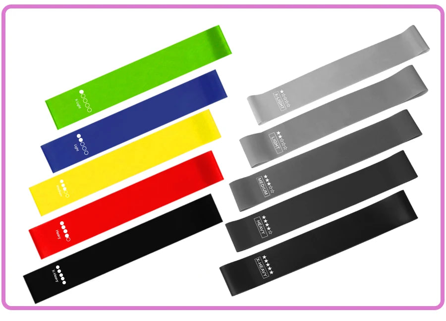 Fitness Elastic Resistance Bands - Home Training & Yoga Equipment