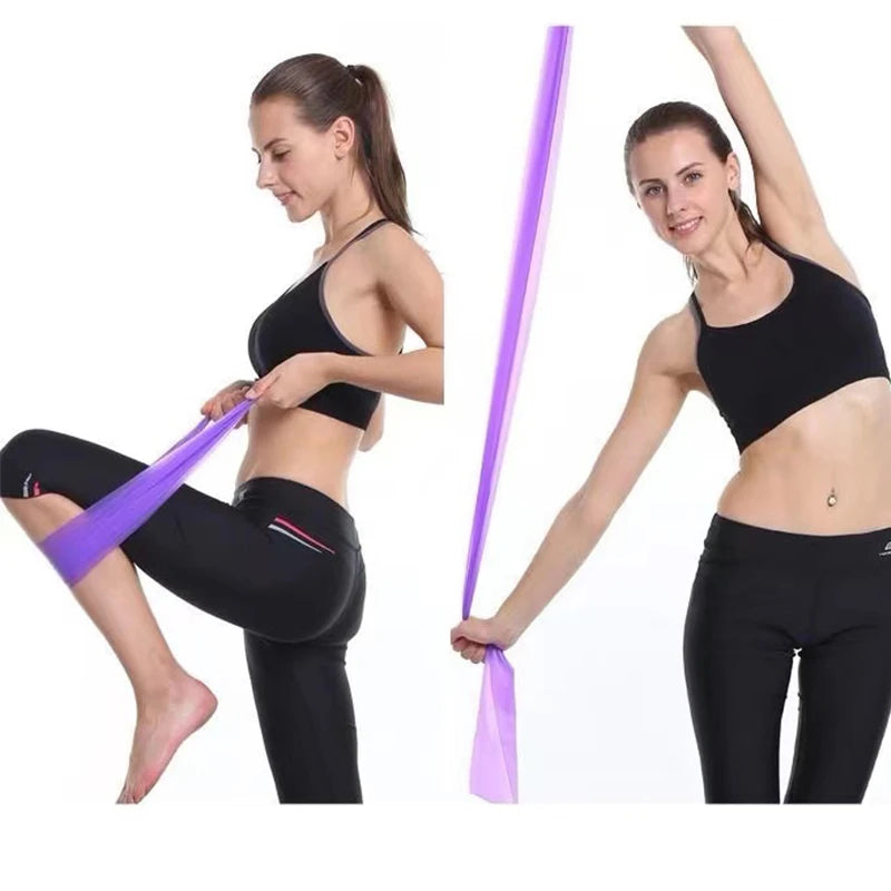 Elastic Fitness Resistance Bands - Versatile Workout Bands for Yoga, Pilates, and Strength Training