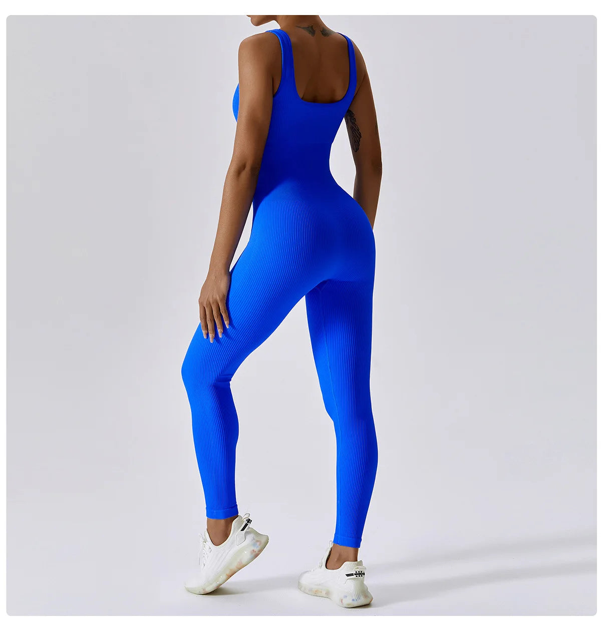 Seamless One-Piece Yoga Suit - Fitness Bodysuit for Women