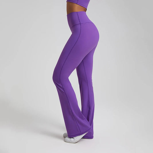 Buttery Soft High Waist Flare Leggings for Women - Yoga & Workout Pants