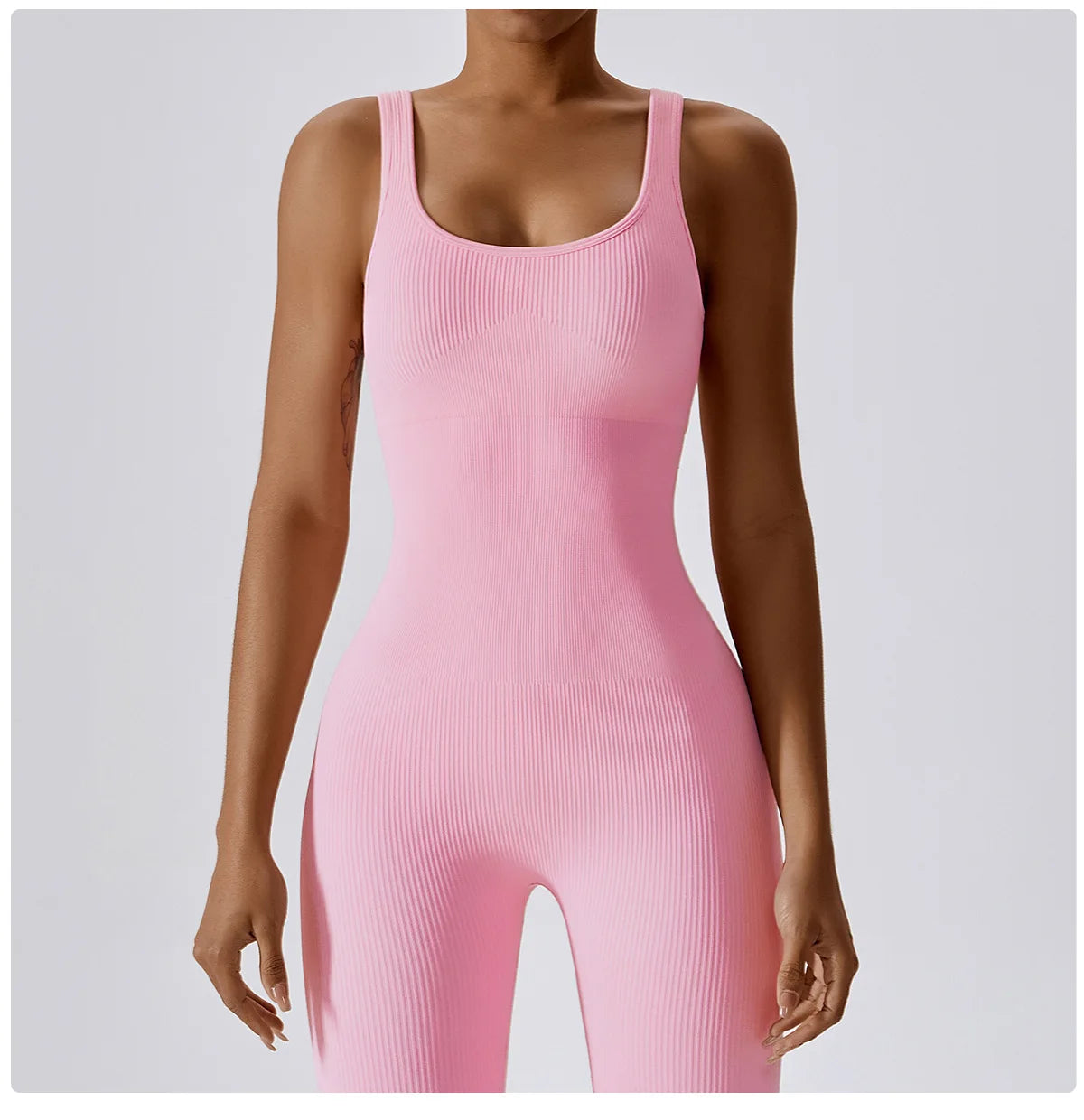 Seamless One-Piece Yoga Suit - Fitness Bodysuit for Women