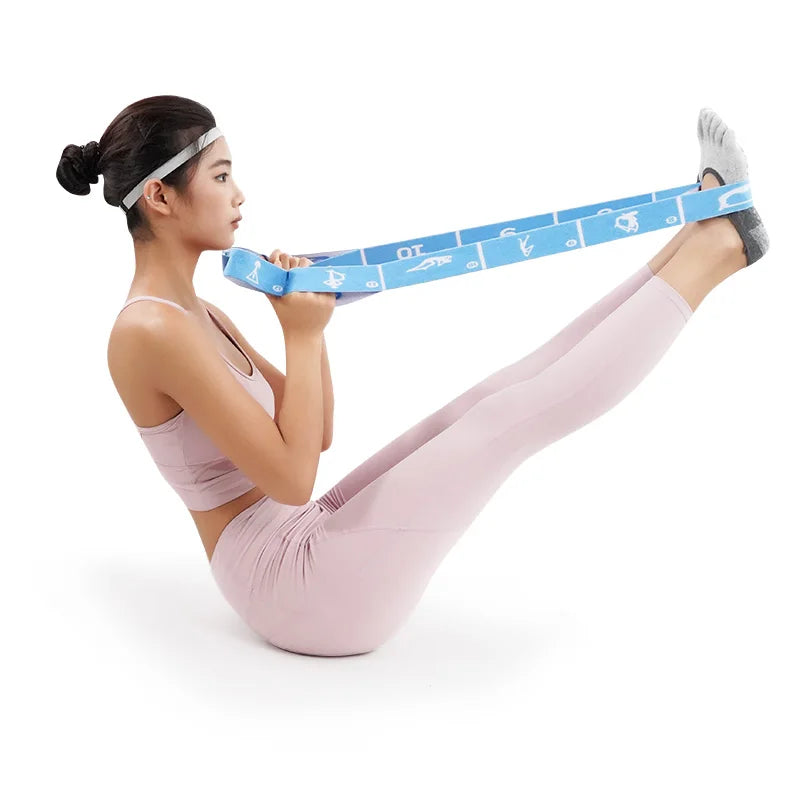 Upgraded Yoga Elastic Band for Stretching, Pilates, and Resistance Training