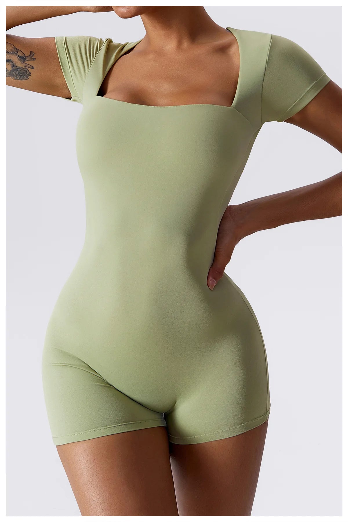 Yoga Suit Women's Short One-Piece Sports Suit