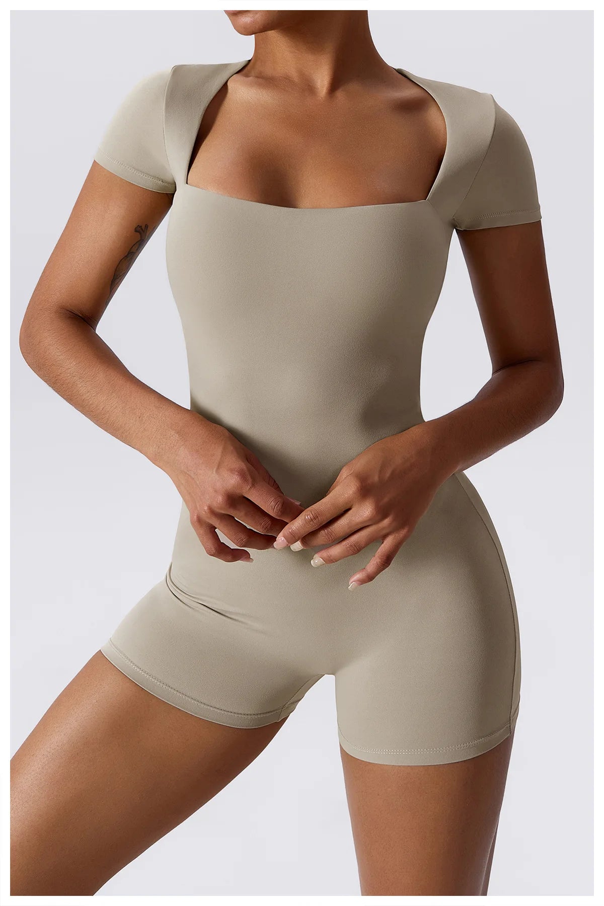 Yoga Suit Women's Short One-Piece Sports Suit