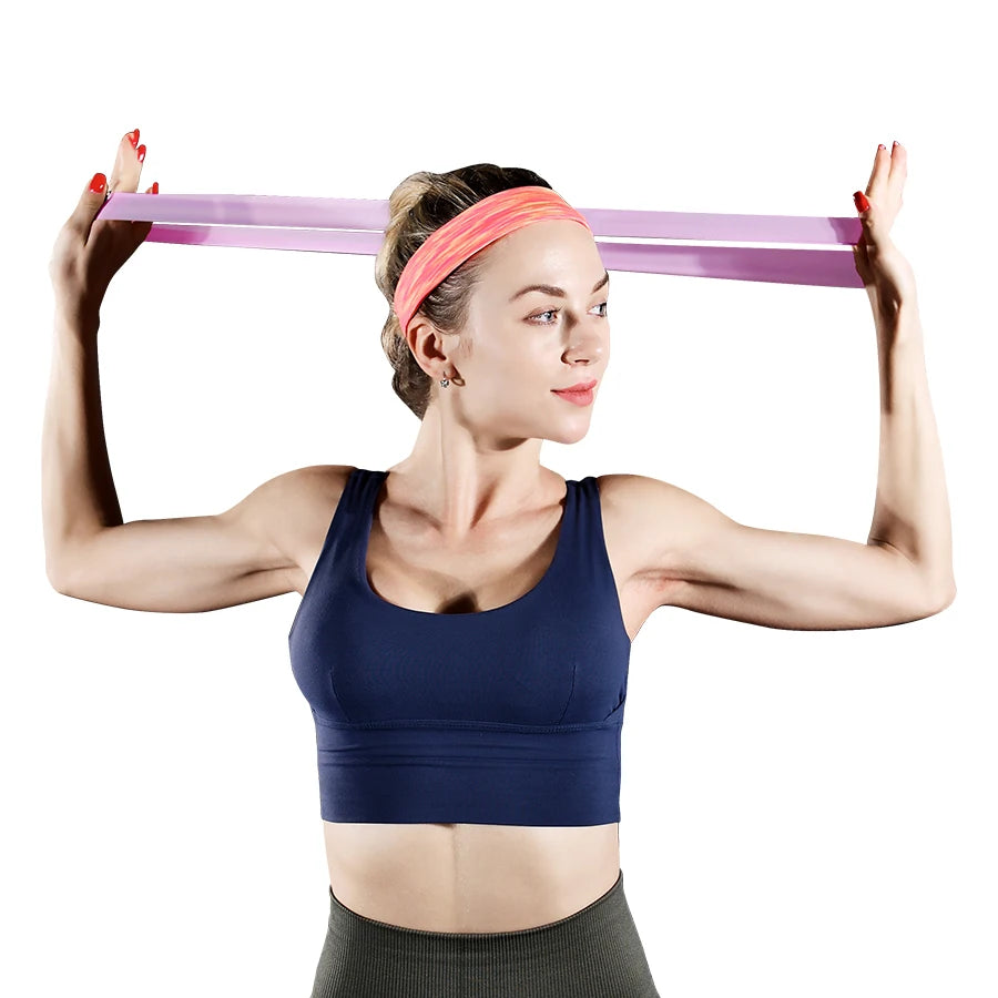 Fitness Elastic Resistance Bands - Home Training & Yoga Equipment